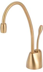 lot 32635 image: $$ InSinkErator F-GN1100-BB Indulge Hot Water Dispenser Faucet, Brushed Bronze