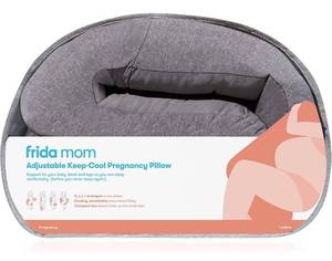 lot 32640 image: Frida Mom Adjustable Keep-Cool Pregnancy Pillow  Support for Belly, Hips  Legs for Pregnant Women