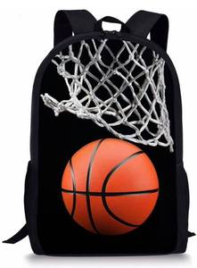 lot 32674 image: Coloranimal Teenager Boys School Bags 3D Basketball Schoolbag