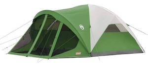 lot 32680 image: Coleman Dome Tent with Screen Room  Evanston Camping Tent with Screened-In Porch