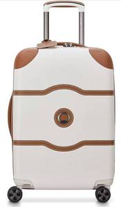 lot 32684 image: DELSEY Paris Unisex Adults Chatelet Hardside Luggage with Spinner Wheels, Champagne White, Carry-on 21 Inch, No Brake