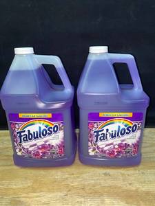 lot 36525 image: Lot of 2 Fabuloso All Purpose Cleaner, Lavender, 128 Fluid Ounce