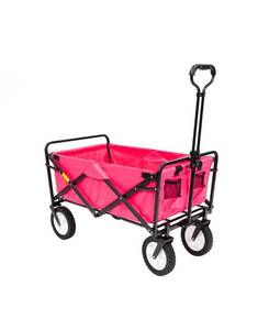 lot 36556 image: Mac Sports Folding Wagon (150Lbs Weight Limit) Pink 35.5x20.2x22.5
