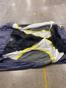 lot 36557 image: 2 Person Neon Yellow and Teal Tent 9x 67