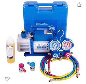 lot 36561 image: Vivohome 110V 14 HP 3.5 CFM Single Stage Rotary Vane Air Vacuum Pump