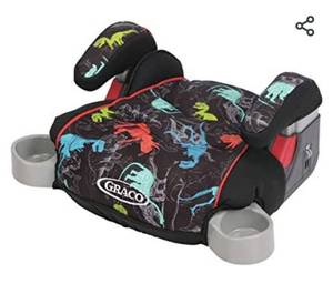 lot 37433 image: Graco TurboBooster Backless Booster Car Seat, Dinorama