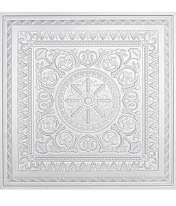 lot 37455 image: Art3d Drop Ceiling Tiles, Glue up Ceiling Tiles, 2x2 Plastic Sheet in White (12-Pack, 48 Sq.ft)