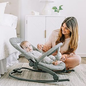 lot 37460 image: $$Baby Delight Deluxe Portable Rocker Bouncer, Aura,Retail $104.99