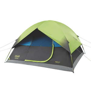 lot 37469 image: Coleman 6-Person Sundome Dark Room Dome Camping Tent