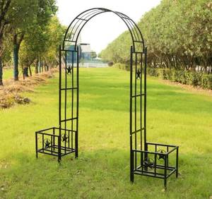 lot 84009 image: Kinbor OutdoorIndoor Metal Garden Arch Item- REGA012
