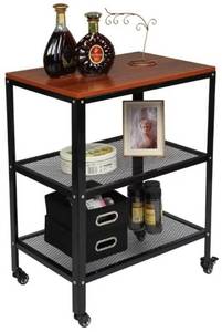 lot 84013 image: OSHION 3 Tier Kitchen Microwave Cart
