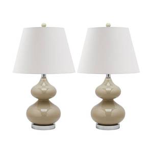 lot 84045 image: Safavieh Eva LIT4086 Table Lamp - Set of 2