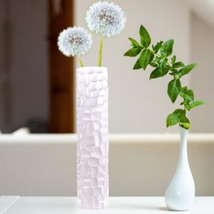 lot 84101 image: Textured Vase  Large White