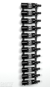 lot 84032 image: 18-Bottle Epic Metal Wine Rack (Black)