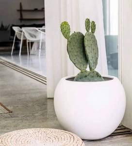 lot 84082 image: Riverside 17�� x 13�� Terracotta Fiber-stone Ball Planter