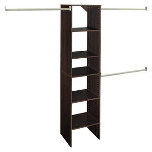 lot 84170 image: ClosetMaid SuiteSymphony Starter Closet 16-inch Wide Tower Kit Retail$155.99
