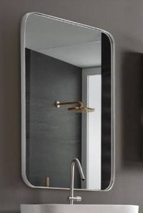 lot 84177 image: SUMMER STAR White Rectangle Bathroom Mirror 22 x 30 Inches