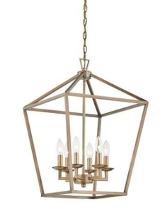 lot 81320 image: FAYMART 50336SG 6 Light Pendant