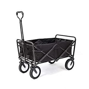 lot 1400 image: MacSports Collapsible Folding Outdoor Utility Wagon, Black (B01DAWKVBM)