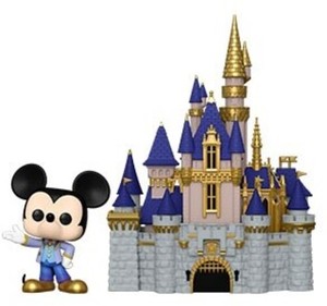 lot 1626 image: Funko POP Town Walt Disney World 50th Anniversary - Castle and Mickey