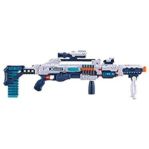 lot 11550 image: XShot Excel Regenerator Foam Dart Blaster with Over 1, 000 Unique Combinations (48 Darts) by Zuru, Multicolor, 36351 (B079NHG8NL)