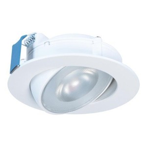 lot 2021 image: Halo 4 in. Integrated LED Recessed Canless Narrow Beam Gimbal Trim (2700K-5000K)