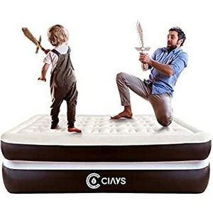 lot 2886 image: Ciays Air Mattress with Built-in Pump, 16 Elevated Blow Up Mattress with Carrying Bag&nbsp