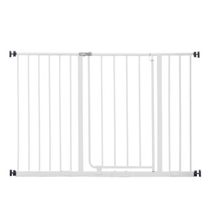 lot 3901 image: Regalo Extra Wide Easy Open Metal Walk Through Baby Gate, 29-47 W x 30 H, White