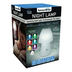 lot 2038 image: Sensor Brite LED Night Lamp with 7 color changing LED lights