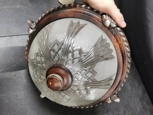 lot 3909 image: Bronze Ceiling Light, 1 x 1