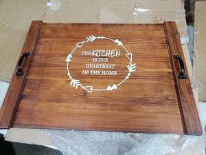 lot 2897 image: Folo Wood Serving Tray
