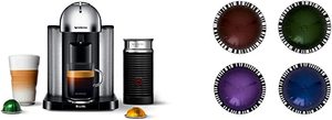 lot 1573 image: Nespresso Vertuo Coffee and Espresso Maker by Breville, Matte Black