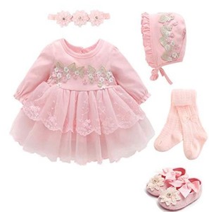 lot 1628 image: Yyuecat Pink Ballerina Outfit, Size 12M