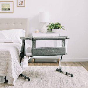 lot 1631 image: Baby Delight Fold Up Baby Bassinet, Gray