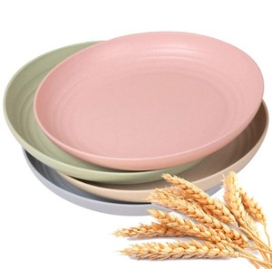 lot 1633 image: Maixiang Wheat Plates, Set Of 8