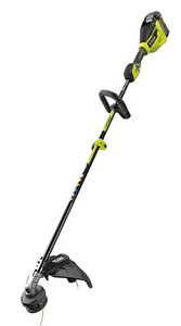 lot 10518 image: RYOBI 40V Expand-It Cordless Battery Attachment Capable String Trimmer (Tool Only) - Retail $129.00