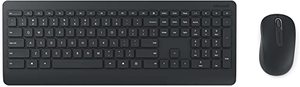 lot 1092 image: Microsoft - Desktop 900 Full-size Wireless Keyboard and Mouse Bundle - Black
