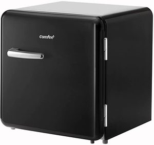 lot 3903 image: Comfee Mini Refrigerator, Black, 18 x 17 x 20 H