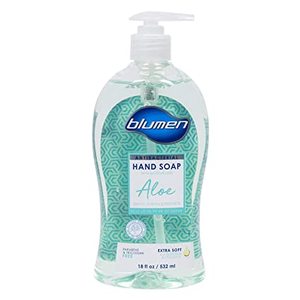 lot 2045 image: 12pk Blumen Hand Soap With Moisturizers Aloe 18oz