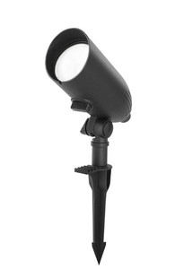 lot 3913 image: Hampton Bay Smart LED Color Changing Outdoor Spot Lights 3pk