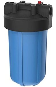 lot 1295 image: Pentair Big Blue Heavy Duty Water Filter For Whole House, 8 x 23 H