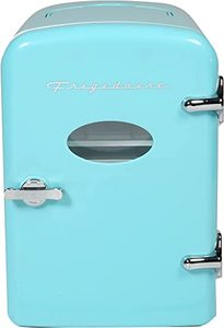 lot 2904 image: Frigidaire Mini Beverage Refrigerator Fits 9 Cans