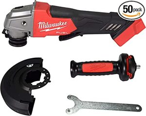 lot 1202 image: Milwaukee 2880-20 M18 FUEL 18-Volt Lithium-Ion Brushless Cordless 4-12 in.5 in. Grinder wPaddle Switch (Tool-Only)
