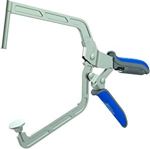 lot 1284 image: 2 Blue Handled And Silver Kreg Rectangular Clamps, 15 x 4