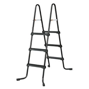 lot 1929 image: Summer Waves - 36 Inch SureStep Outdoor Above Ground Swimming Pool Ladder