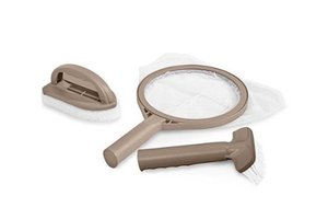 lot 1945 image: Intex - Hot Tub Maintenance Accessory Kit with Brush, Skimmer and Scrubber