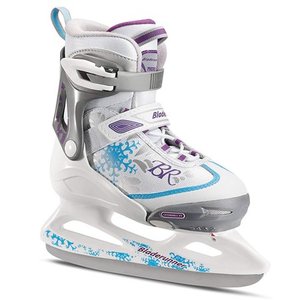 lot 1948 image: Bladerunner Girls Micro Ice Skates Ice Skates, Kids, WhiteLight Blue