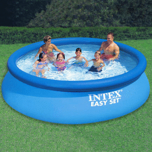 lot 1958 image: Intex 12ft X 30in Easy Set Pool Set with Filter Pump
