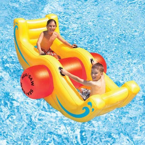 lot 1983 image: Swimline Sea-Saw Rocker Yellow