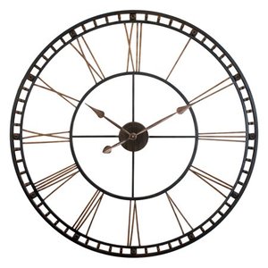 lot 1913 image: Infinity Instruments Round Wall Clock .. it��s value 199$